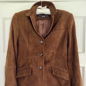 Ralph Lauren Collection Brown Suede Jacket